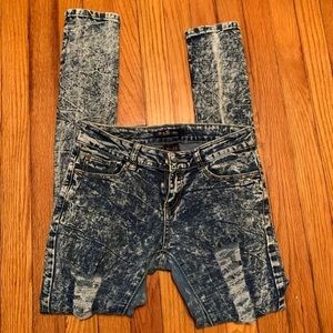 B&G Acid Wash Distressed Jeans